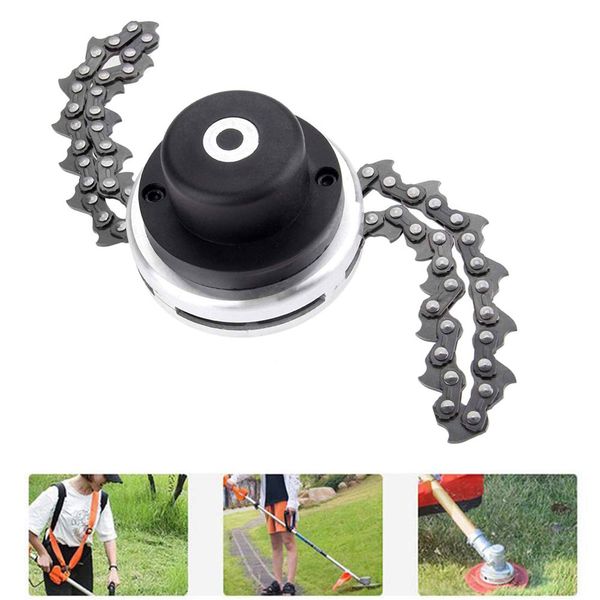 

new universal 65mn trimmer head coil chain brush cutter garden grass trimmer head upgrade with thickening chain for lawn mower