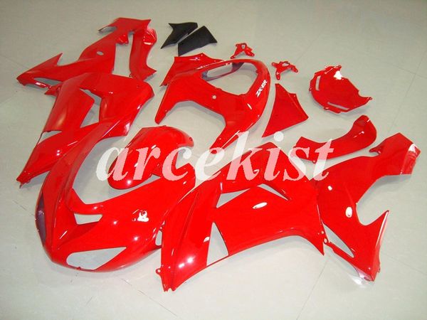 

new abs motorcycle full fairings kits fit for kawasaki ninja zx-10r 2006 2007 06 07 body set custom red light