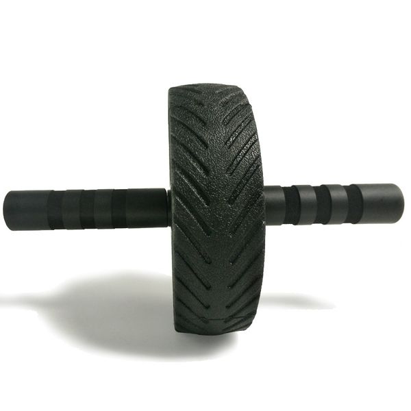

black abdominal wheel men and women abdomen reduction abdomen green steel wheel fitness equipment