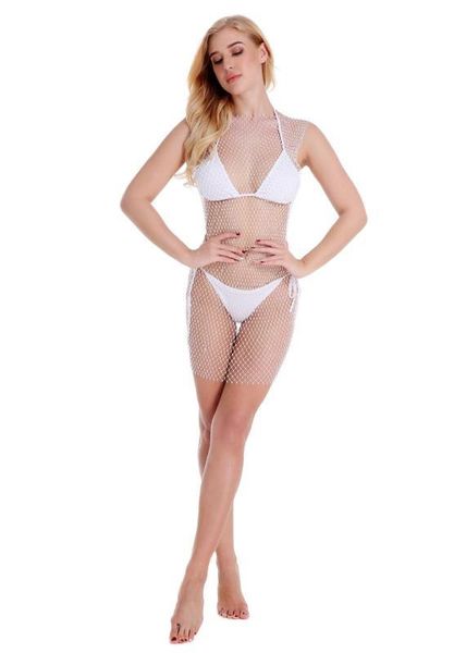 

designer dresses sleeveless grid perspective gauze dresses designer women summer clothes trendy style women, Black;gray