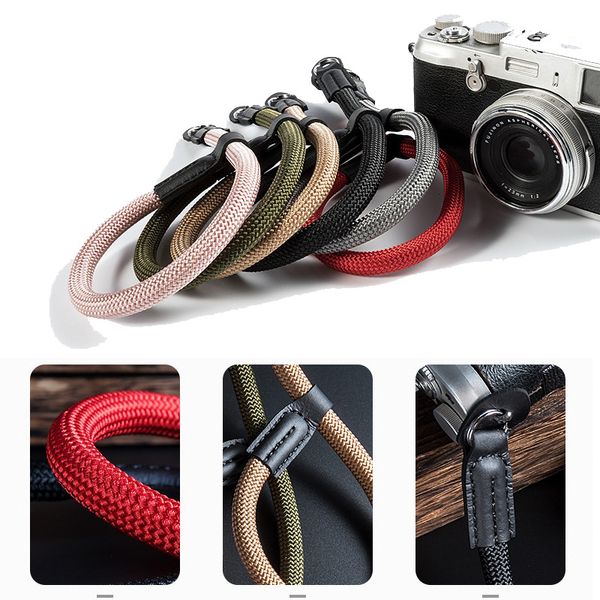 

nylon rope digital camera wrist hand strap grip adjustable wirst strap for leica canon nikon olympus sony fujifilm xt