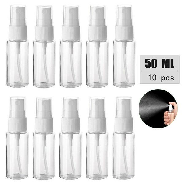 

100pcs outdoor travel perfume atomizer pump bottle makeup empty spray bottle durable disinfection alcohol spray container