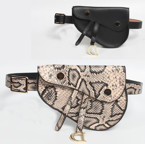 

the latest est ladies belt purse designer snake thin belt saddle bag fashion mini mobile phone bag purse ing