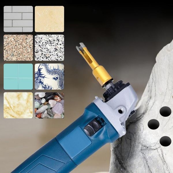 

5pcs drill bit opener diamond angle grinder accessory hole saw cutting tool for marble glass ceramic