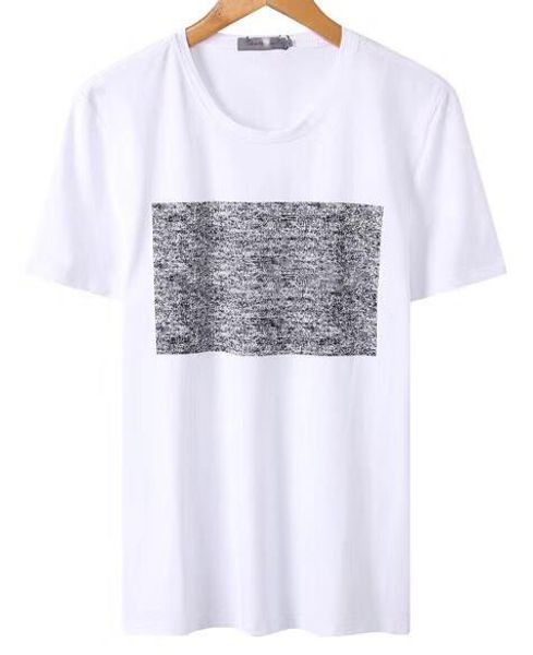 

19ss моды бутик мужской дизайнер тенденция взрыва роскошной мужских футболки дикой пару случайного человек хлопок футболка, White;black