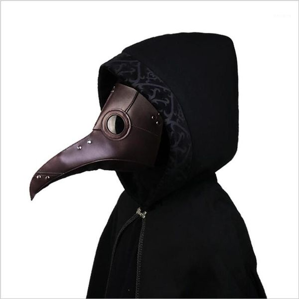 

beak mask medieval doctor solid devil plague mask cosplay ball evil mask halloween middle ages, Silver