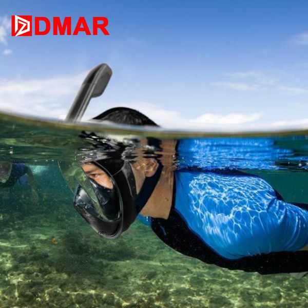 

dmar full face diving anti-fog folding swimming children snorkeling mask underwater scuba glasses apparatus training