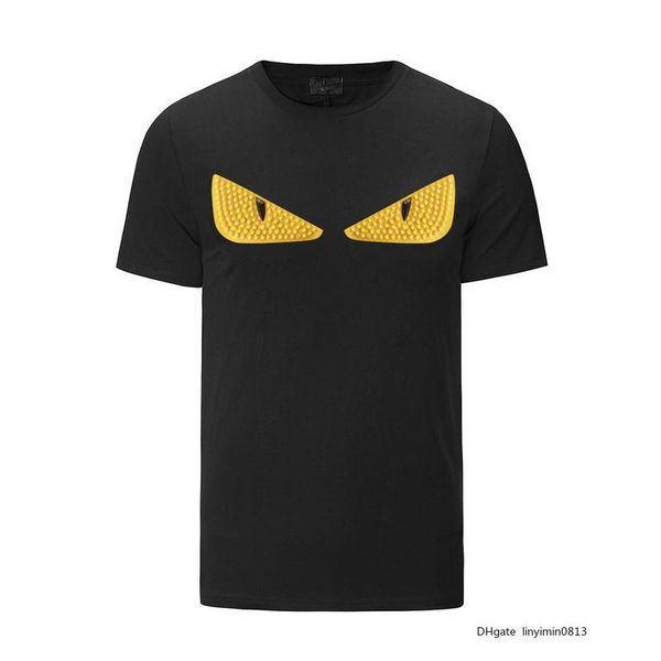 

мужские футболки дизайнер мужская мода одежда летняя повседневная streetwear футболка rivet хлопок смешать crew neck коротким рукавом приезж, White;black