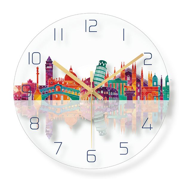 

kids silent wall clock modern design creative novelty digital wall clock quartz minimalist duvar saatleri home decor zb50wc