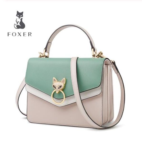

foxer split leather handbags women luxury bag stylish messenger bags crossbody bag valentine's day gift 953060f