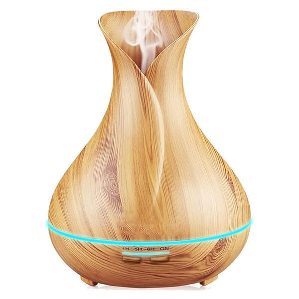 

400ml wood grain essential oil diffuser humidifier, dc24v, upgraded model, choose from our variaty of colors