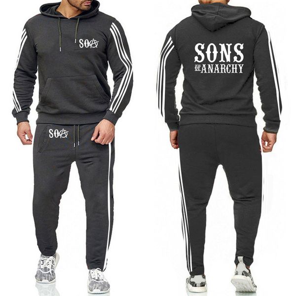 

for soa sons of anarchy the child sons printed fashion hoodies men casual spring autumn sweatshirt mens hoodies pants suit 2pcss