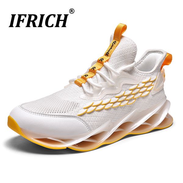 

brand sports shoes man breathable mesh blade sneakers mens running shoes cushioning walking shoe for men tennis training jogging