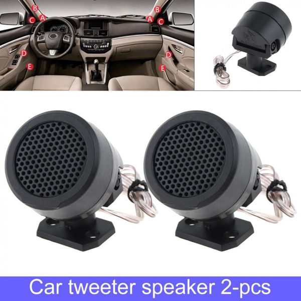 

1 pair 500w high efficiency mini dome car tweeter speakers auto horn audio music stereo speakers for car audio system