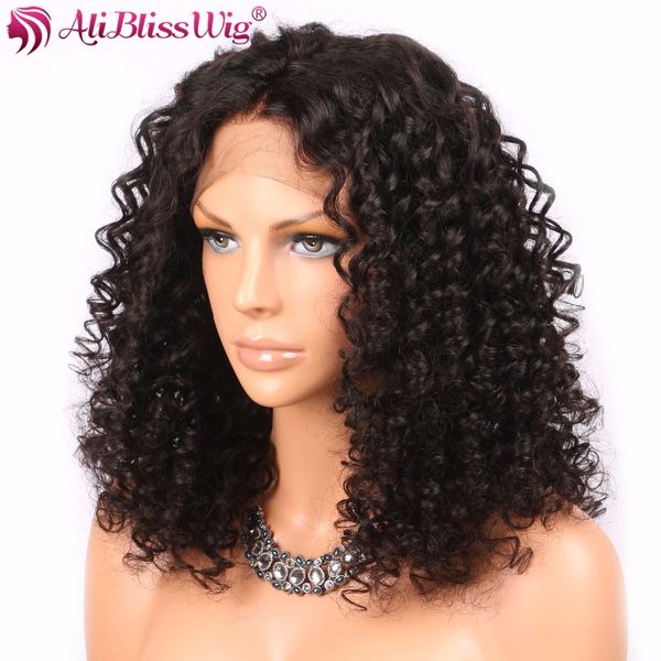 

aliblisswig curly 360 wigs for black women natural color brazilian remy human hair wigs light brown medium cap