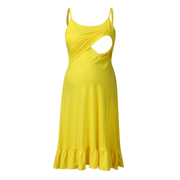 

muqgew women's dresses maternity pregnanty sleeveless slip dress summer solid nursing dress roupas feminina vestiti estivi donna, White