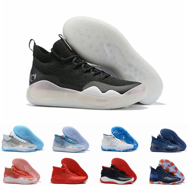 

2019 mvp kevin durant kd 12 anniversary university 12s xii oreo mens basketball shoes usa elite kd12 sports designer sneakers size 12