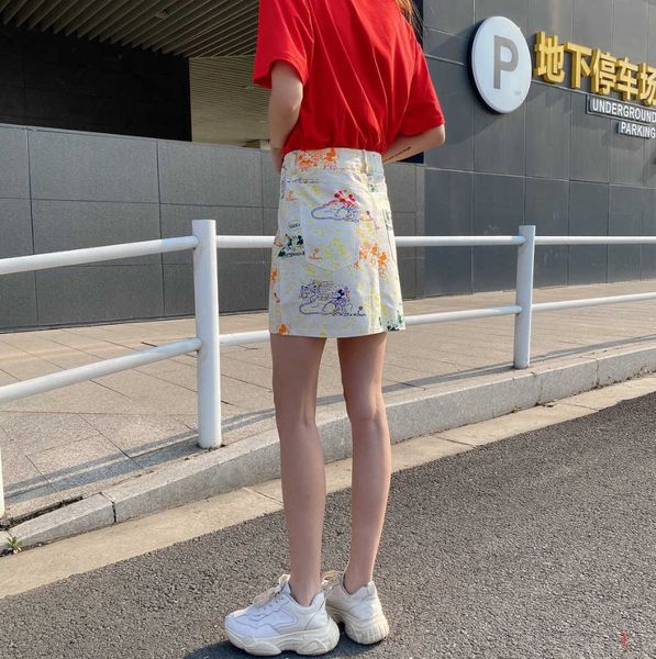 

band womens summer skirts fashion 20s denim short dresses designer c0py women short skirts size m-xl yf204152, Black