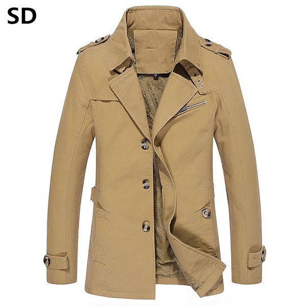 

mens jackets and coats casual winter windbreaker male overcoat thick army outdoors clothes cotton men's jacket 1094, Black;brown