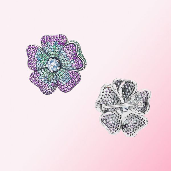 

pandora 100% 925 sterling zilver glorious bloom hanger broche hoge kwaliteit mode vrouwen sieraden factory direct gratis verzending 39708