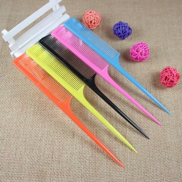 

wide tooth rat tail comb greensalon professional beauty tools volt peigne a queue pointue wide tooth rimmer txlry, Silver