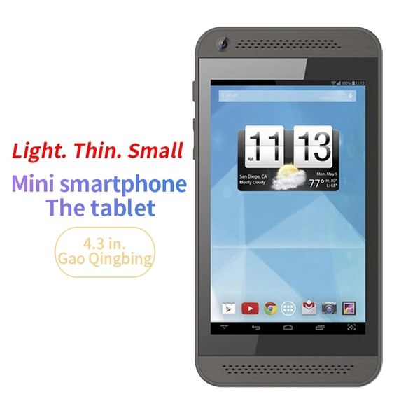 

4.3inch mini tablet pc multi-touch capacitive screen dual core 512 ram+8g rom andorid 4.4 wifi dual camera mp3 support tf card