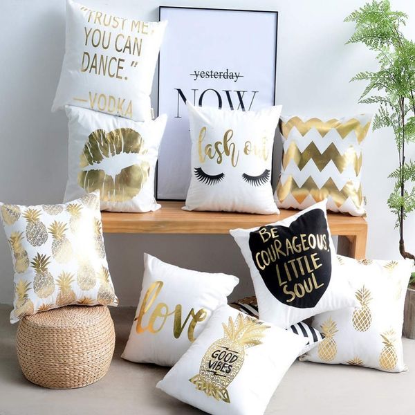 Amduine Christmas Cushion Cover Decorative Pillow Case Eco