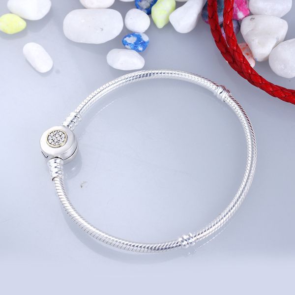 

дизайнер ювелирных украшений момента змей цепь s925 бисера браслеты оригинальных брелоков браслеты серебро 925 браслета для женщин ювелирных, Golden;silver