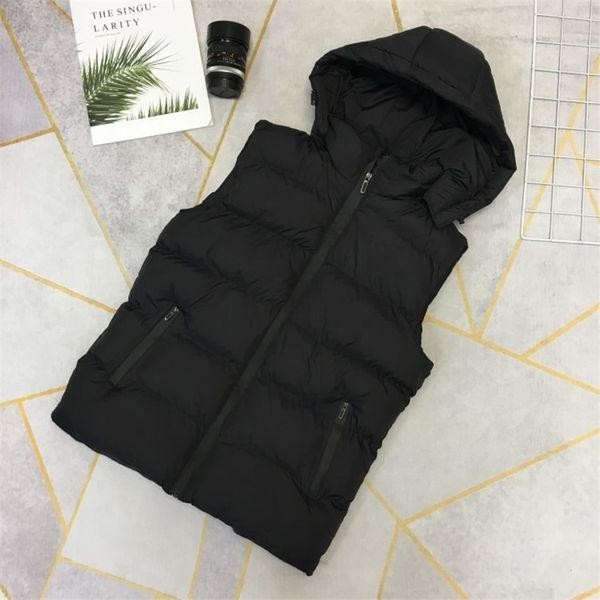 

2019 luxury sports brand designer жилеты легкие куртки мужские с капюшоном активный running vest зимние открытый верхняя одежда верхнего кач, Black;white