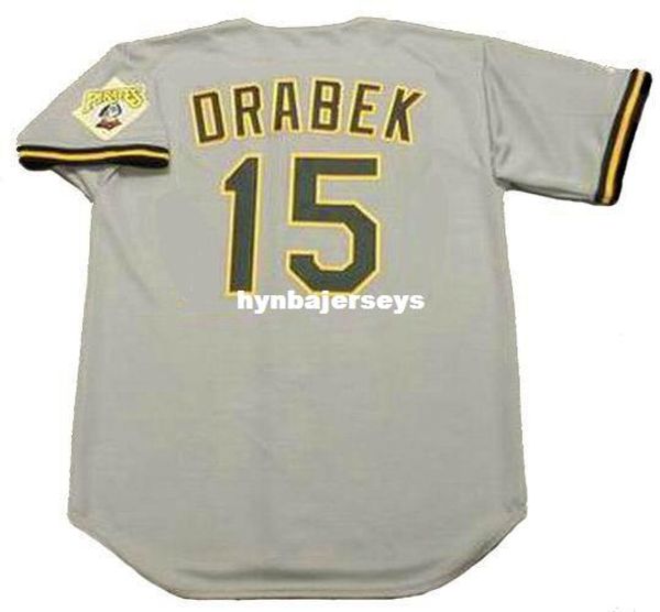 

custom doug drabek pittsburgh stitched 1992 majestic vintage away baseball jersey retro mens jerseys shirt, Blue;black