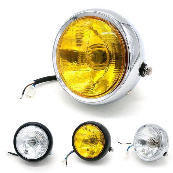 

refitting retro lamp retro black shell front headlight motorcycle accessories dust-proof and shockproof high performance