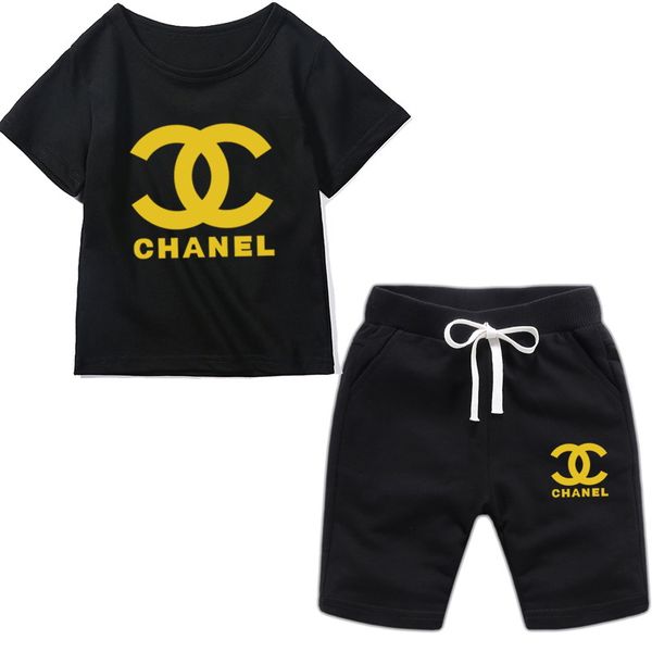 

Children's Garment Autumn 2019 New Pattern Spring And Autumn Catamite Motion Suit ChildrenTwo-piece suit Q0180601