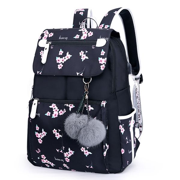 

new-school bags for girls female lapbackpack usb backpack children backpacks cute cat school for girls bag pack