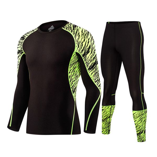 

мужчины тренировки термобелье наборы pro conpress лонг джонс фитнес winter quick dry gymming мужской весна осень спортивные запускается, Black;brown