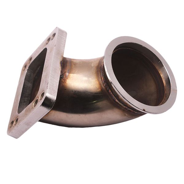 

3.0" v-band 90 degree ss 304 turbo elbow adapter flange fits t3 turbocharger
