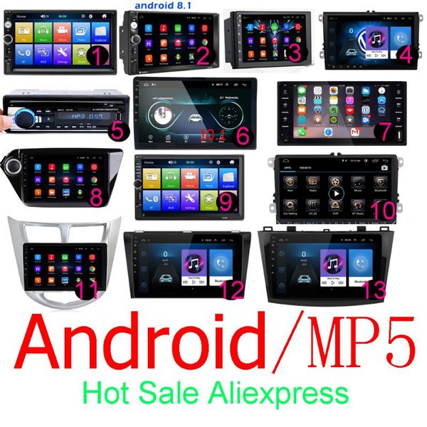 

2 гама автомобиля радио 7" hd авторадио мультимедиа плеер 2din android сенсорный экран авто аудио автомобиля стерео bluetooth mp5 usb tf fm