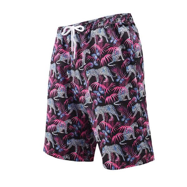

2020 new leopard print swimwear swim trunks beach board short quick dry pants swimsuits men sports surffing shorts for men