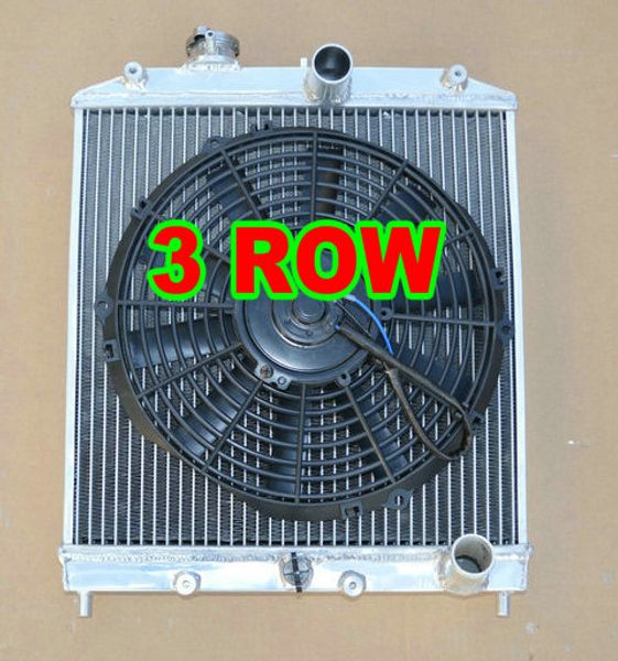 

3row 52mm aluminum radiator for 1992-2000 for civic eg ek b16 b18 +fan