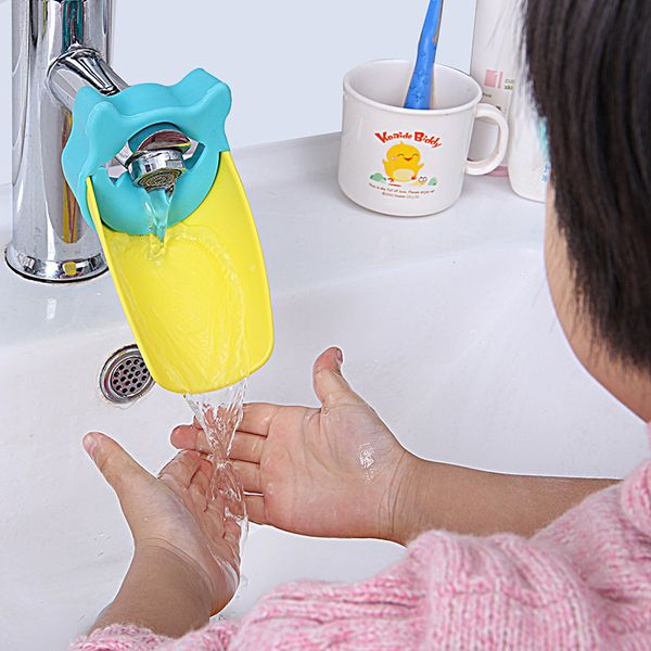 

cute cartoon bathroom sink faucet extender washing hands bathroom products
