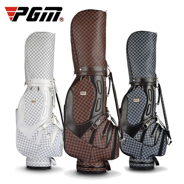 

golf bag standard bag plaid pu ball british style golf equipment
