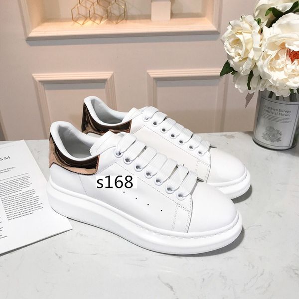

delivery designer shoe promotion posite flats fashion thick sole leather walking red bottom outdoors daily dress party sneakers 8, Black