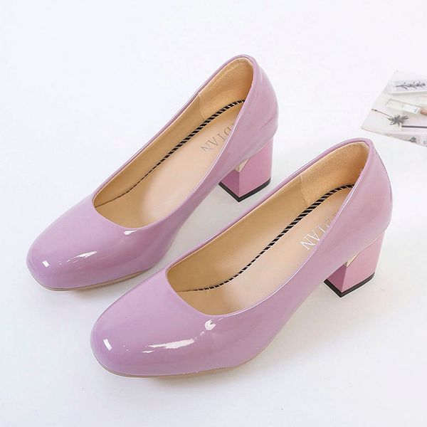 

size 35-50 nice women formal pumps high heels concise shallow rain shoes woman summer footwear for office ladies dress, Black