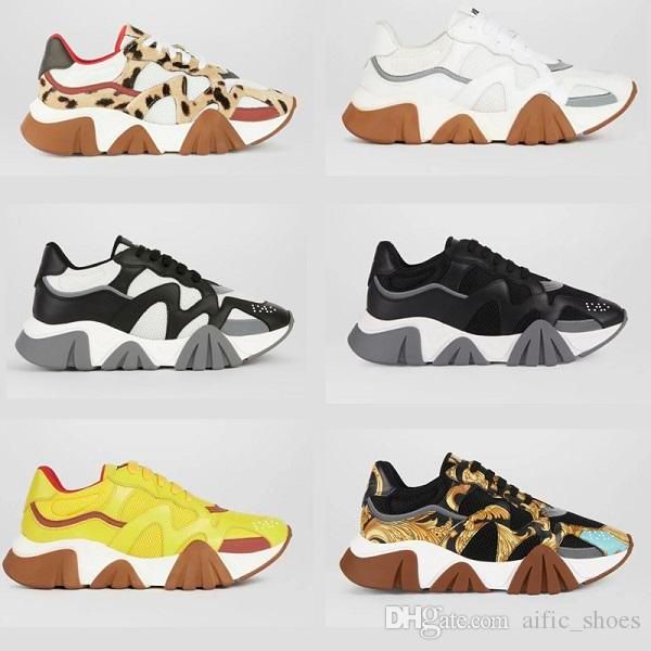 

chain reaction squalo sneaker designer shoes fashion luxury 2020 men women trainers low-lace up sneakers shark outsole with box