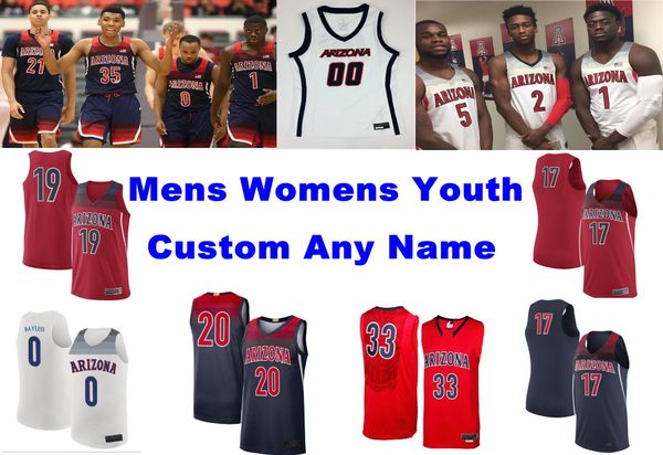 

аризона уайлдкетс джерси джош грин джерси макс хаззарда chase джетер jones christian koloko college basketball трикотажные мужские customize, Black;red