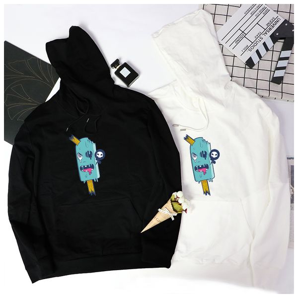 

same gender designer casual sweatshrits mens 2020 new arriva printing hoodies long sleeve fashion womens pullovers 5 colors selling, Black