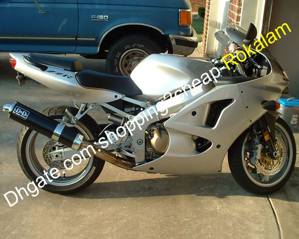 Kawasaki için Gümüş Fairing Ninja ZX6R ZX-6R ZX 6R Karoseri Motosiklet Cowling Aftermarket Kiti 98 99 1998 1999