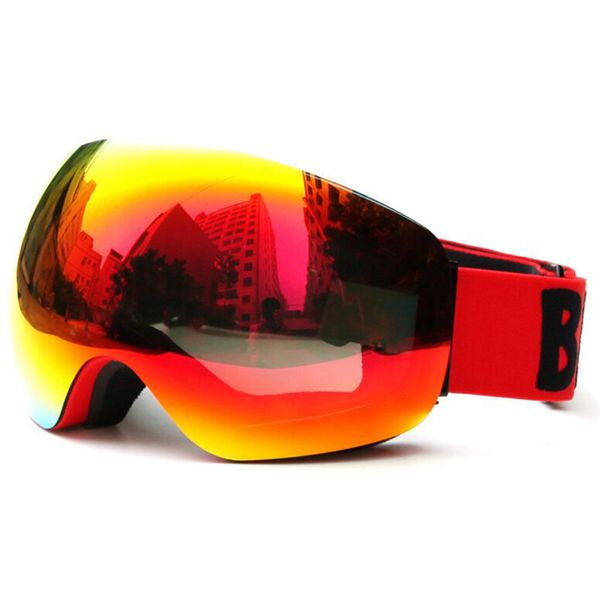 

ski goggles detachable anti fog uv400 wide view lens big glasses skiing snowboard snowmobile skate goggles men women eyewear