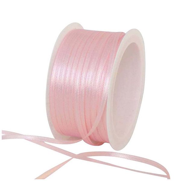 

gift wrapping ribbon satin ribbon 50m x 3mm pink