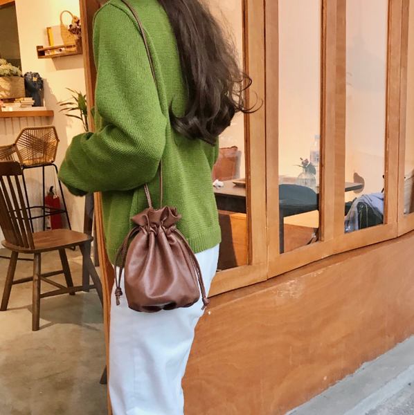

fashion women all-match bucket bag small pu leather one shoulder cross-body bag female cute f-5987fg2