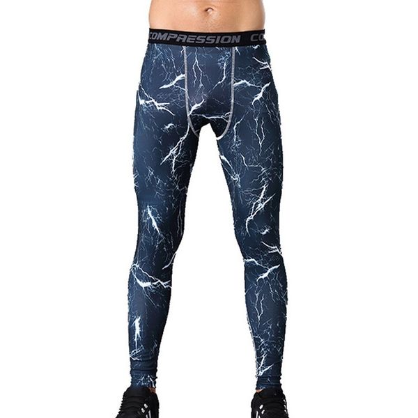 

quick sports leggings camo compression pants soft breathable training pants yoga running long trousers 68l, Black;blue